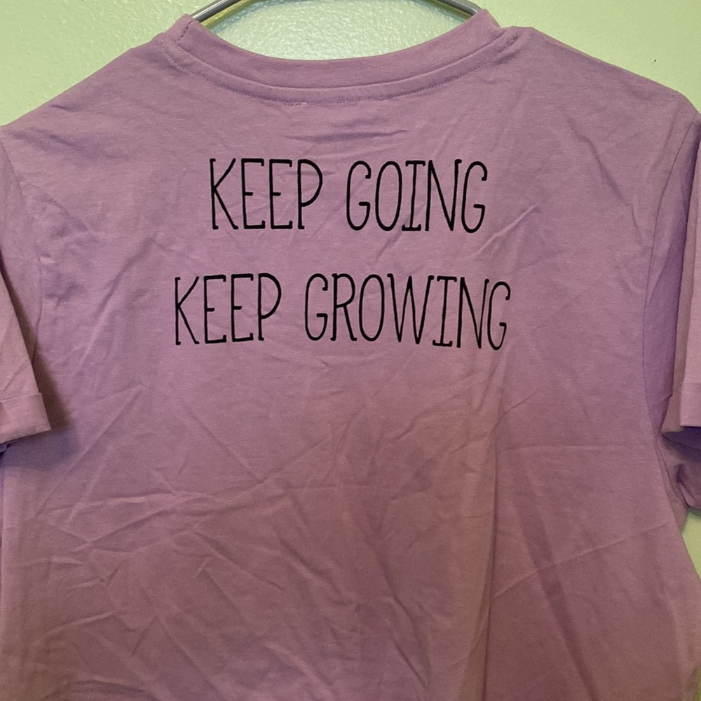 Love & lazy days Crop Top T shirt size M NWOT - Picture 4 of 4